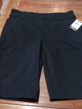 Fit Sight Women's Black Stretch Bike Shorts -